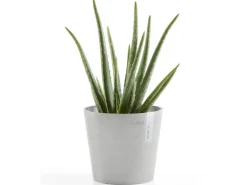 Ecopots Pflanztopf Amsterdam Mini Weißgrau 17 cm