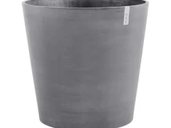 Ecopots Pflanztopf Amsterdam mit Rollen Ø 60 cm Grau