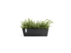 Ecopots Pflanztopf Bruges Dunkelgrau 55 cm x 17 cm