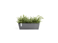 Ecopots Pflanztopf Bruges Grau 45 cm x 17 cm