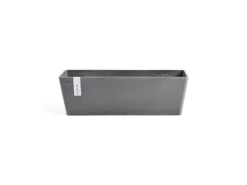 Ecopots Pflanztopf Bruges Grau 55 cm x 17 cm