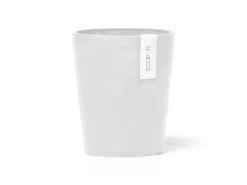 Ecopots Pflanztopf Morinda Weiß 17 cm x 19,2 cm