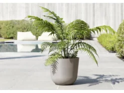 Ecopots Pflanztopf Oslo Braungrau Ø 35 cm / Höhe 30,5 cm