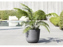 Ecopots Pflanztopf Oslo Grau 35 cm x 30,5 cm