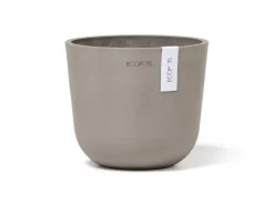 Ecopots Pflanztopf Oslo Mini Braungrau 16 cm x 14 cm