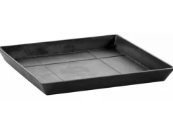 Ecopots Untersetzer quadratisch Dunkelgrau 35,5 cm
