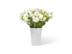 Ecopots Vase Pisa Weiß 21 cm x 30 cm