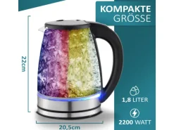 Ecosa EO-610 Wasserkocher mit Temperatureinstellung 1,7 L