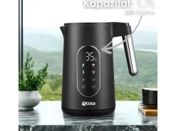 Ecosa EO-690 Wasserkocher mit Temperatureinstellung 1,7 L