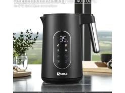 Ecosa EO-690 Wasserkocher mit Temperatureinstellung 1,7 L