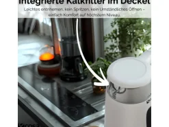 Ecosa EO-698 Wasserkocher mit Temperatureinstellung 1,7 L