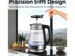 Ecosa EO-696 Wasserkocher mit Temperatureinstellung 1,8 L
