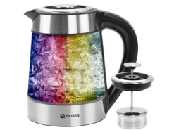 Ecosa EO-650 Wasserkocher mit Temperatureinstellung und Teefilter 1,7 L