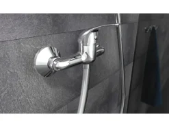 Einhebelmischer-Brausearmatur Athos Plus Chrom