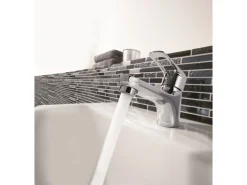 Einhebelmischer-Waschbeckenarmatur Tula verchromt