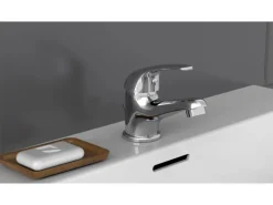 Einhebelmischer-Waschbeckenarmatur Athos Plus Chrom