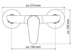Eisl Duscharmatur Claudio Chrom