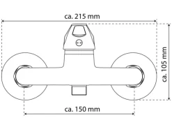 Eisl Duscharmatur Speed Weiß
