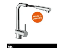 Eisl Spültischarmatur Cool mit herausziehbarer Geschirrbrause Chrom