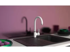 Eisl Spültischarmatur Diziani Weiß-Chrom