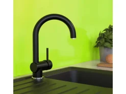 Eisl Spültischarmatur Futura Schwarz-Chrom