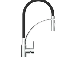 Eisl Spültischarmatur mit Soft-Touch Schlauch Carneo Chrom-Schwarz