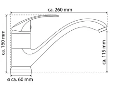 Eisl Spültischarmatur Rimini Chrom