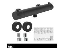 Eisl Thermostat Duscharmatur Claudio Schwarz Matt