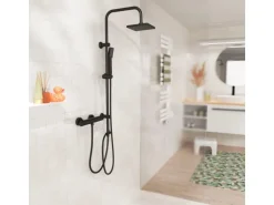 Eisl Thermostat Duscharmatur Claudio Schwarz Matt