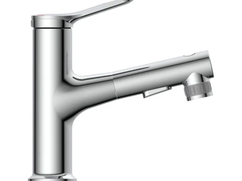 Eisl Variabile Waschtischarmatur mit herausziehbarer Haarbrause Chrom