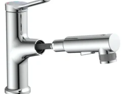 Eisl Variabile Waschtischarmatur mit herausziehbarer Haarbrause Chrom