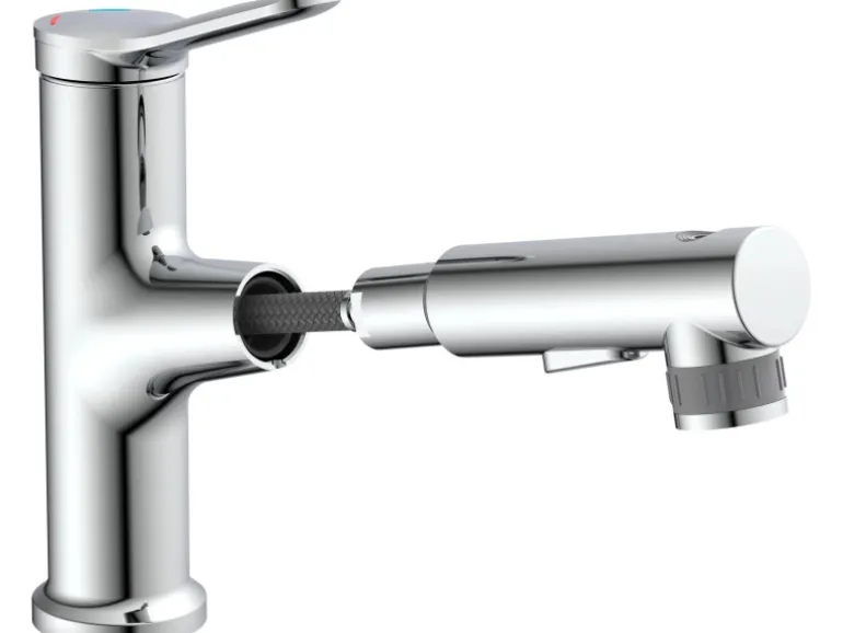 Eisl Variabile Waschtischarmatur mit herausziehbarer Haarbrause Chrom