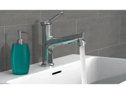 Eisl Variabile Waschtischarmatur mit herausziehbarer Haarbrause Chrom