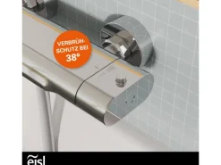 Eisl Wannenarmatur mit Schwallauslauf Carneo Chrom