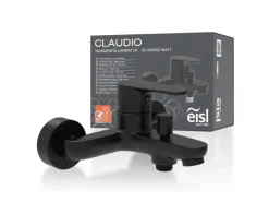 Eisl Wannenfüllarmatur Claudio Schwarz Matt