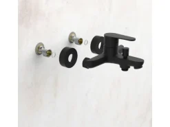 Eisl Wannenfüllarmatur Claudio Schwarz Matt