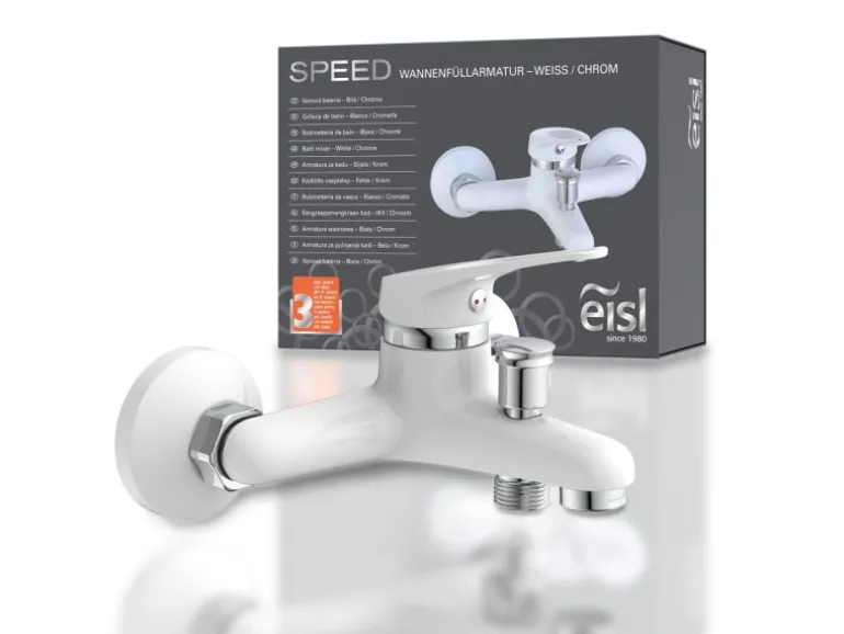Eisl Wannenfüllarmatur Speed Weiß