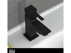 Eisl Waschtischarmatur Calvino Schwarz Matt