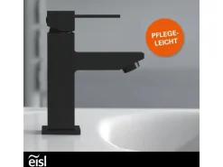 Eisl Waschtischarmatur Calvino Schwarz Matt