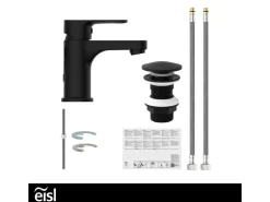 Eisl Waschtischarmatur Claudio Schwarz Matt