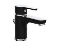 Eisl Waschtischarmatur Diziani Schwarz-Chrom