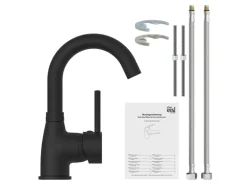 Eisl Waschtischarmatur Futura Schwarz Matt