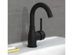 Eisl Waschtischarmatur Futura Schwarz Matt