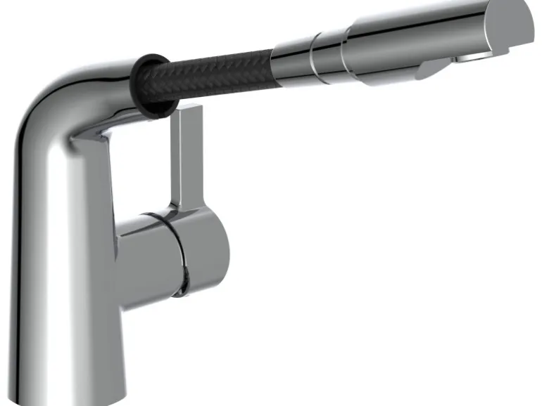 Eisl Waschtischarmatur mit Herausziehbarer Haarbrause Cool Chrom