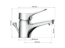 Eisl Waschtischarmatur Verona Chrom