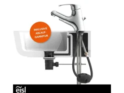 Eisl Waschtischarmatur Vico Chrom mit herausziehbarer Haarbrause