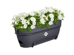 Elho Balkonkasten Vibia Campana 50 cm x 26 cm x 17 cm Anthrazit