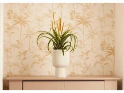 Elho Übertopf Vibes Fold Coupe 14 cm x 13,9 cm x 21 cm Weiß