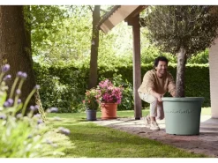 Elho Blumentopf Algarve Cilindro Ø 40 cm x 33 cm Grün