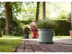 Elho Blumentopf Algarve Cilindro Ø 29 cm x 25 cm Grün